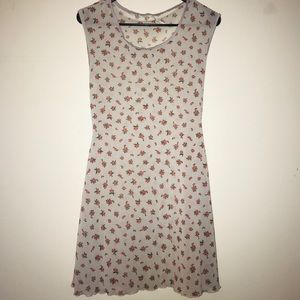 90s Style Mini Floral Dress Beach Swim Coverup